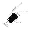 652F 5Pcs KW7-9 Micro Limit Switch Long Hinge Lever Type SPDT Action Button Push