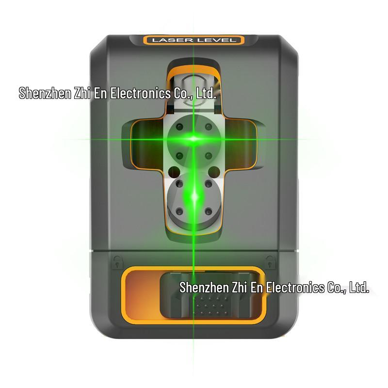360° Green Beam Laser Rotary Level - High Precision Dual Line Outdoor Tool