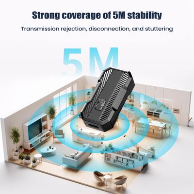 2-in-1 Bluetooth5.3 Adapter Transmitter Receiver Wireless Audio For Car Music Headphone Speaker AUXs Audio Adapter