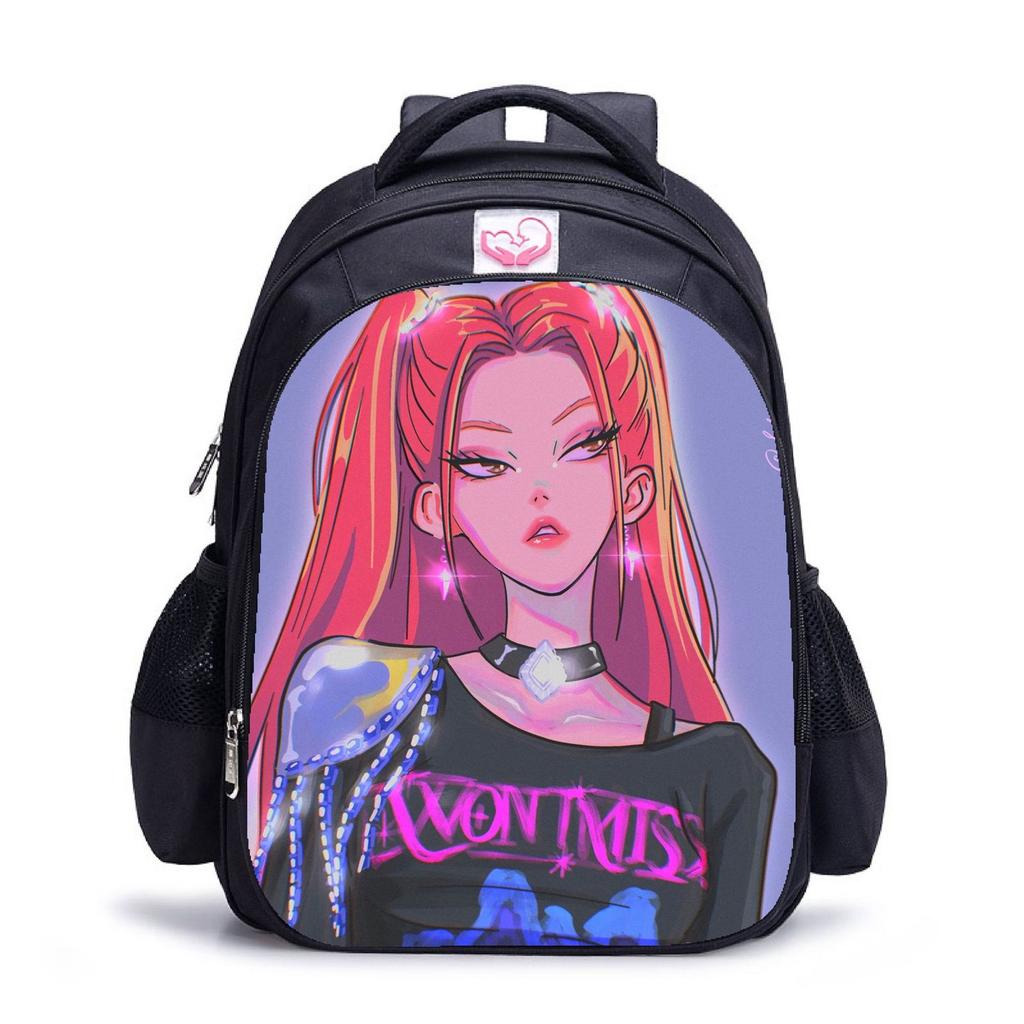 Cartoon Printing Casual Shoulder Bag Junior High School Students Large Capacity Backpacks