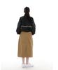 Seinteukeulu Wide Dome Half Band Long Skirt Wdh-1303 Camel