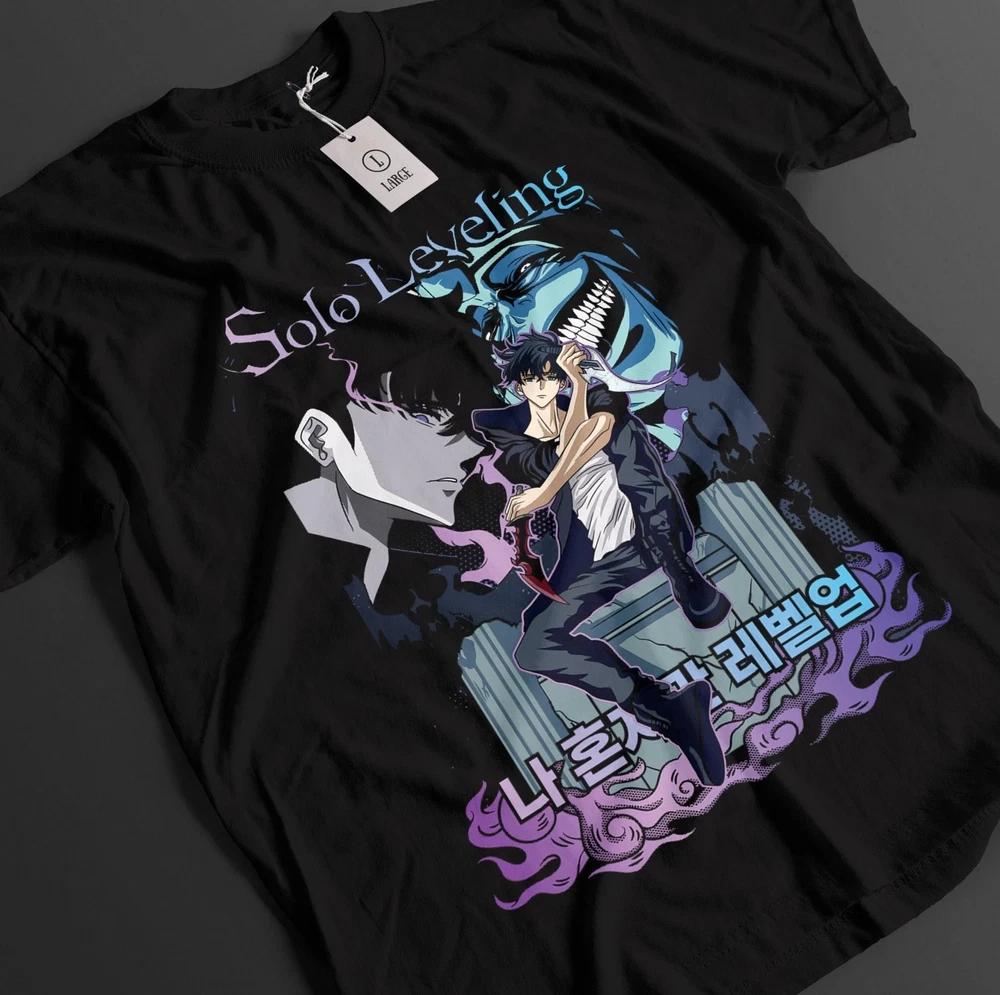 Solo Leveling TShirt Sung Jinwoo Anime Jonas Reiji Shirt S4xl 2