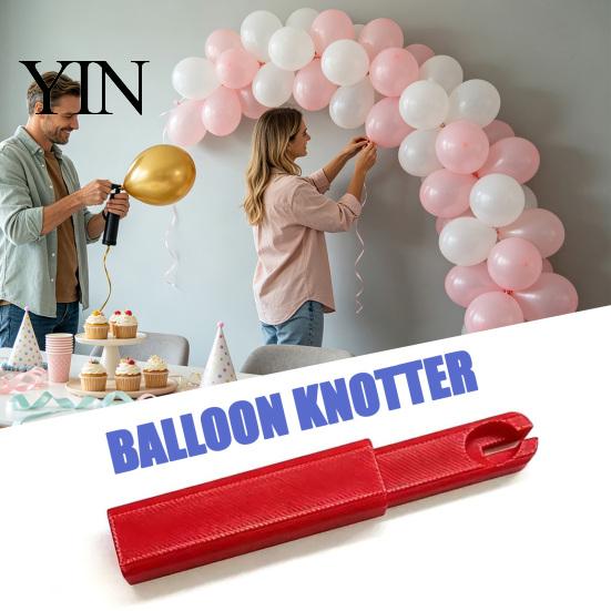 Balloon Knotting Device 3D Printed Knotter Tool, Lightweight Tying Helper for Latex Fast Tool Balloons, Aid Kids, Adults, Party Setups