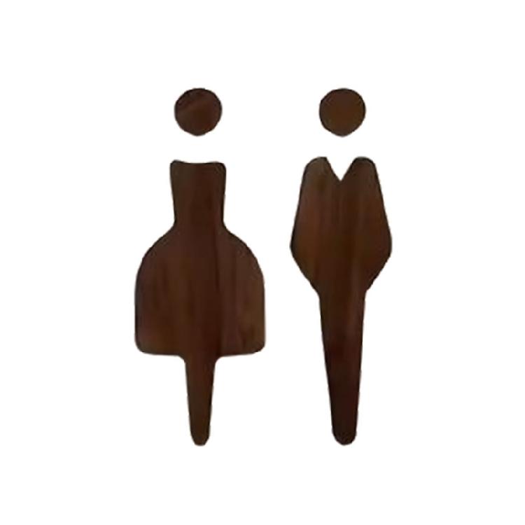 

Wooden Bathroom Door Signs Men Women Modern Restroom Signs Wooden Men s and Women s Bathroom Signs Decors for Business 1