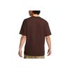 Nike Graphic Print Crew Neck Short Sleeve T-Shirt Men tops Brown FB9814-227