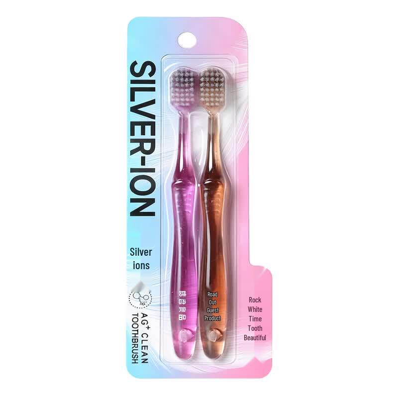 Haochi Liangpin Antibacterial Soft Bristle Wide Head Toothbrush 3-Pack