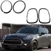 Font Rear Lamp Frame Headlight Trim Ring For BMW Mini Cooper F55 F56 F57 2014- Headlight Ring Bezel Trim Surround Cover