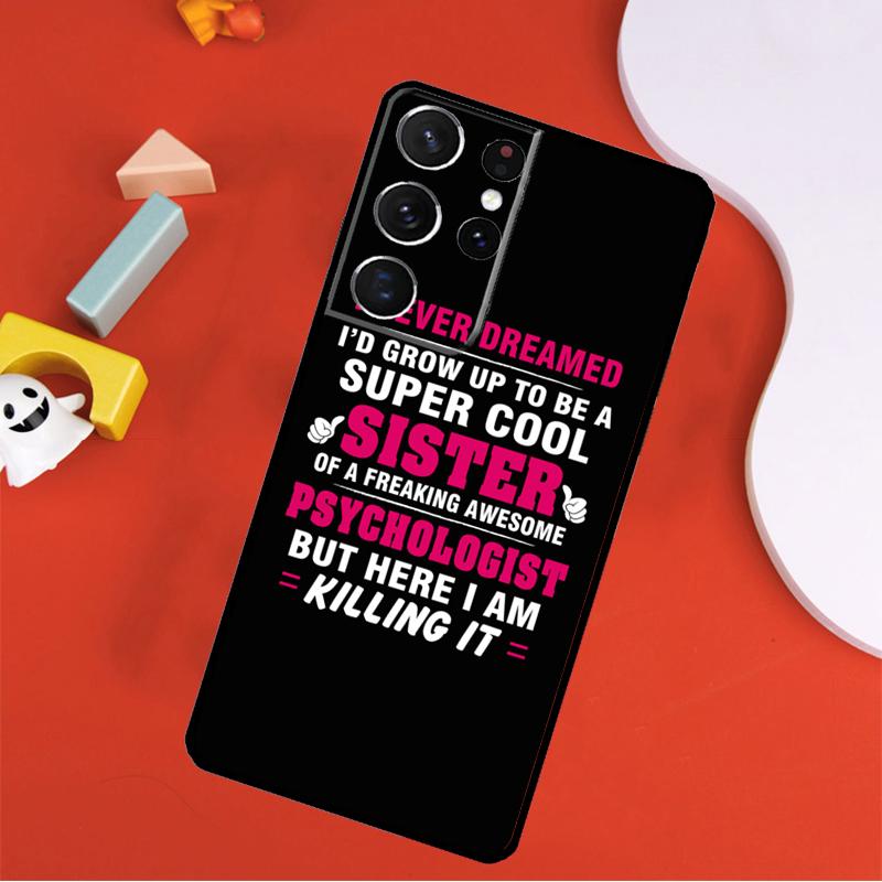 Awesome Psychologist Psychology Phone Case For Samsung Galaxy S24 Ultra S25 Ultra S9 S10 S20 S21 S22 S23 Plus S24 FE Cover