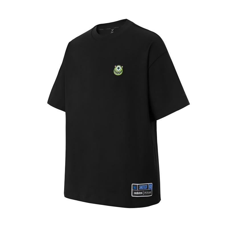 

Adidas Повседневная свободная дышащая футболка с коротким рукавом, унисекс, топы KR0456 XL