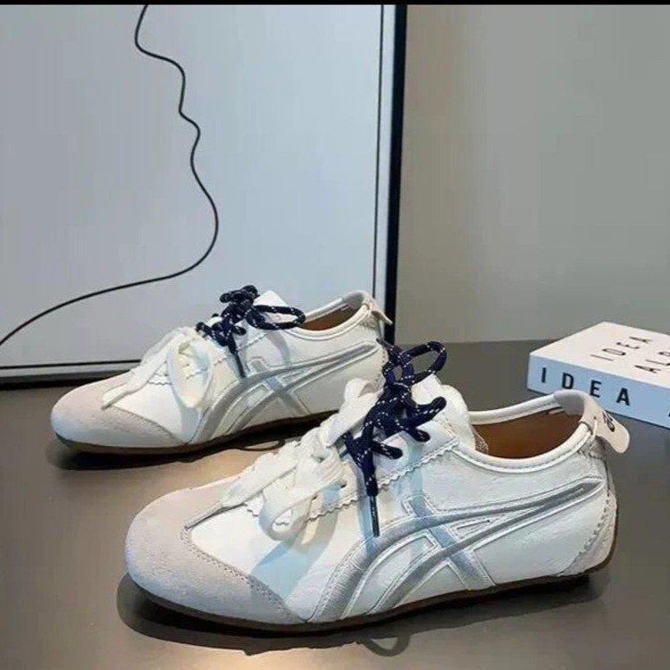 Niche Retro Forrest Gump Training Shoes Women's Spring 2025 New Inner Height Increase Versatile Flat-bottomed Casual Sports Shoes