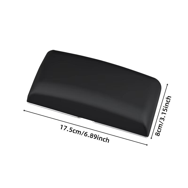 Magnetischer Schalter Auto Brillenbox Tragbarer Auto Sonnenblenden Sonnenbrillenhalter Auto Brillenetui Tragbare Galvanisierte Brillenbox