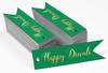 Inkdotpot Pack Of 100 Happy Diwali Favor Paper Tags Craft Real Gold Foil Hang