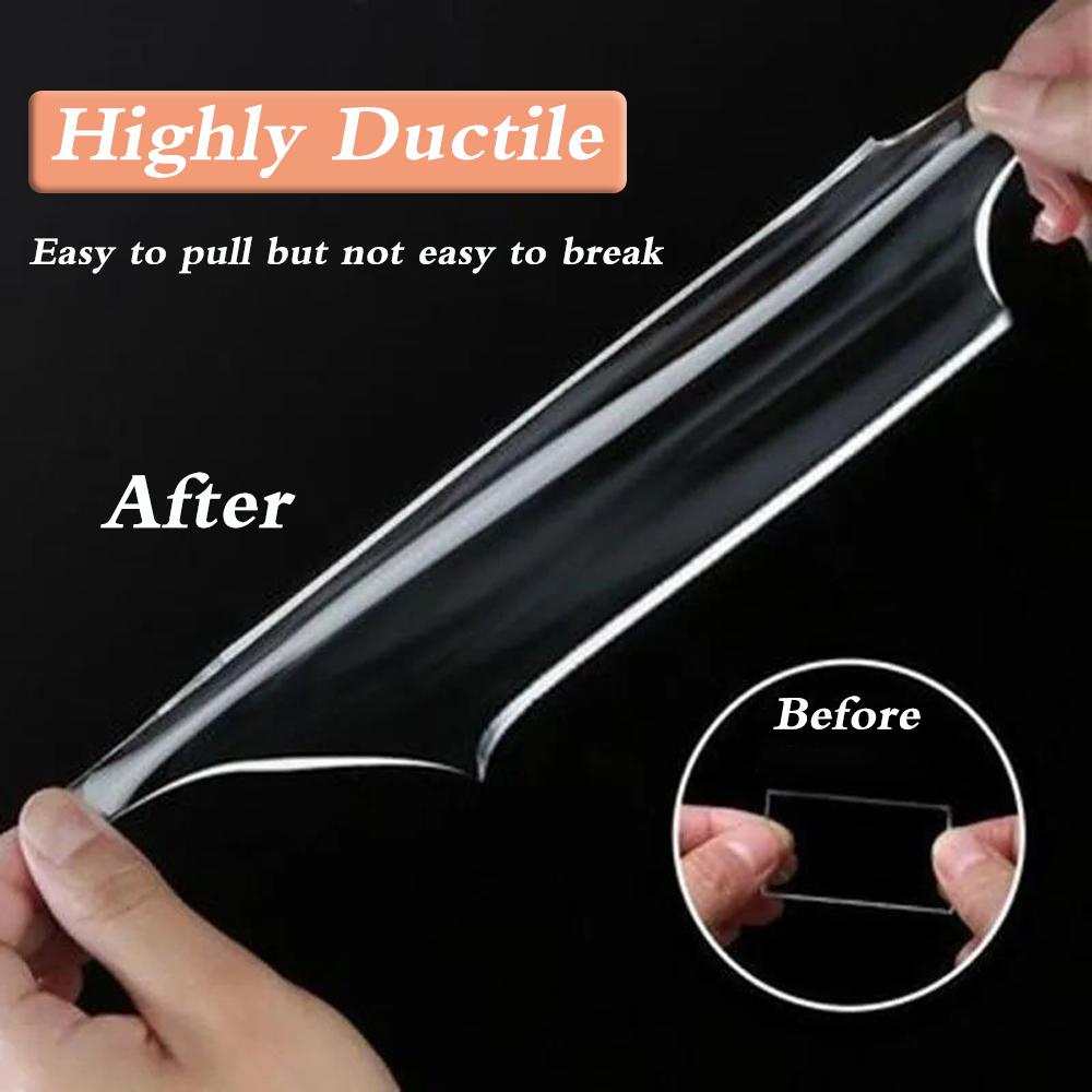 Taśma dwustronna Nano 1M/3M, wytrzymałe, przezroczyste paski klejące, mocna, uniwersalna, wielokrotnego użytku, wodoodporna taśma montażowa