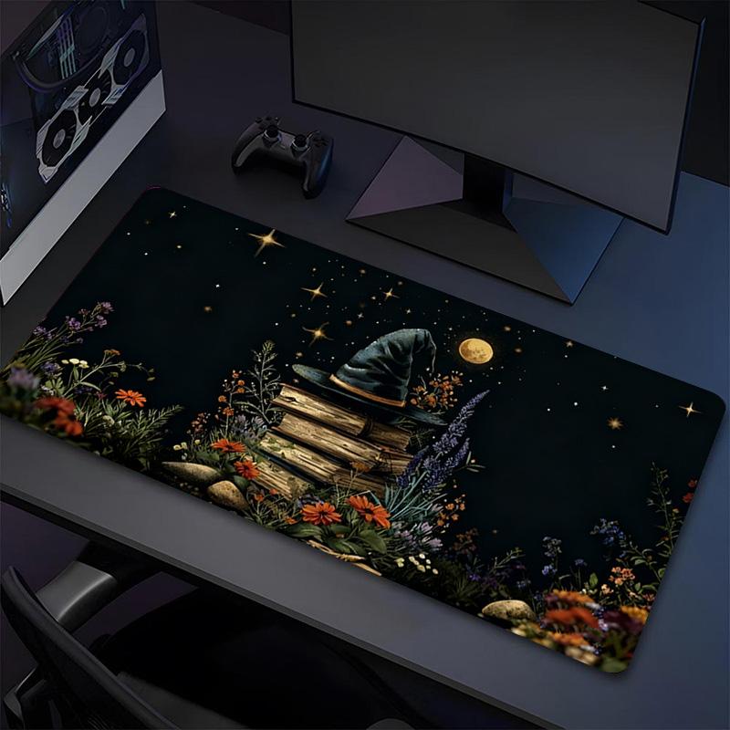Wizard Garden Xl Gaming Mouse Pad Nonslip Rubber Base Stitched Edge Waterproof Desk Mat For Pc Laptop Gamer Office Computer Accessories C927720