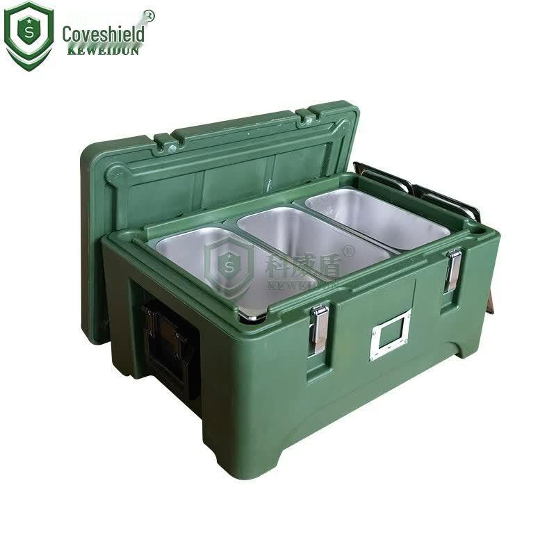 Keweidun 30L Rotomolded Insulated Food Delivery Box Military Green