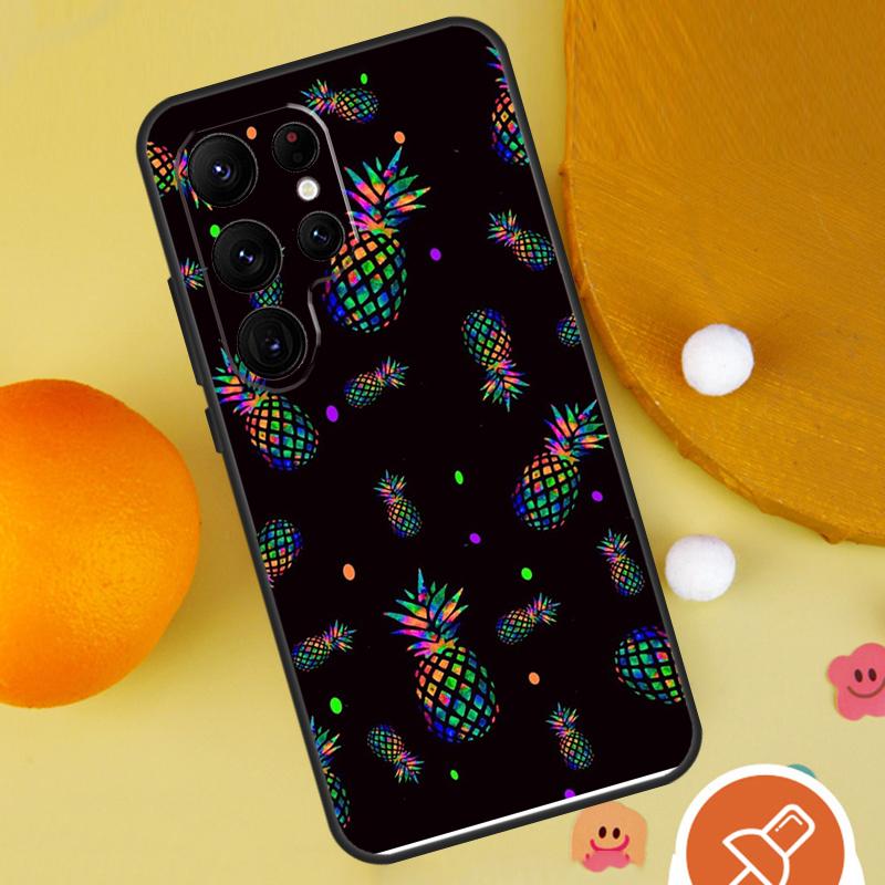 Tropical Pineapple Case For Samsung Galaxy S25 Ultra S24 S23 S22 S21 Ultra S9 S10 S20 Plus S24 FE Funda Cover