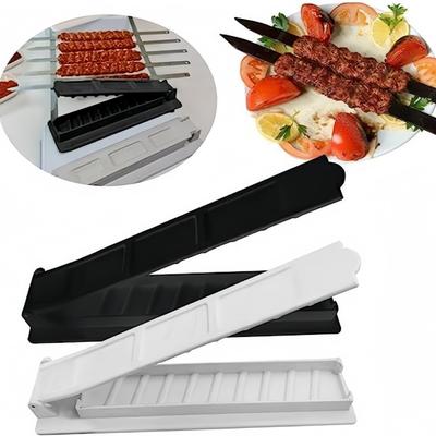 Barbecue Skewer Mold Portable Outdoor Press Barbecue Meat Device Tools Kebab Mould BBQ Tools Multifunction Skewer Manual Mould