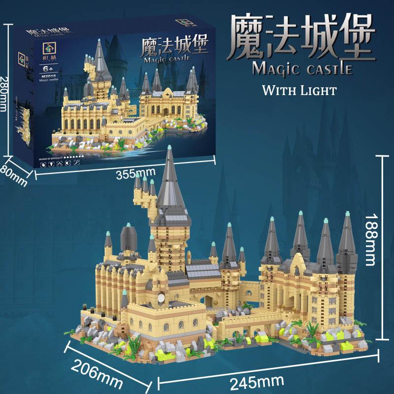 1560 Pieces, Creative Magic Academy Building Blocks, Exercise Hands-On Ability, Abs Material, Suitable for Home, Office Desk Decoration