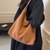 Mother and Child Bag Fashionable Vintage Underarm Suede One-shoulder Women's Bag Large Capacity Tote Bag