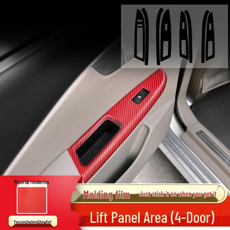 08-16 Buick Excelle Samolepky na panely ovládání oken - Dekorativní a ochranná fólie