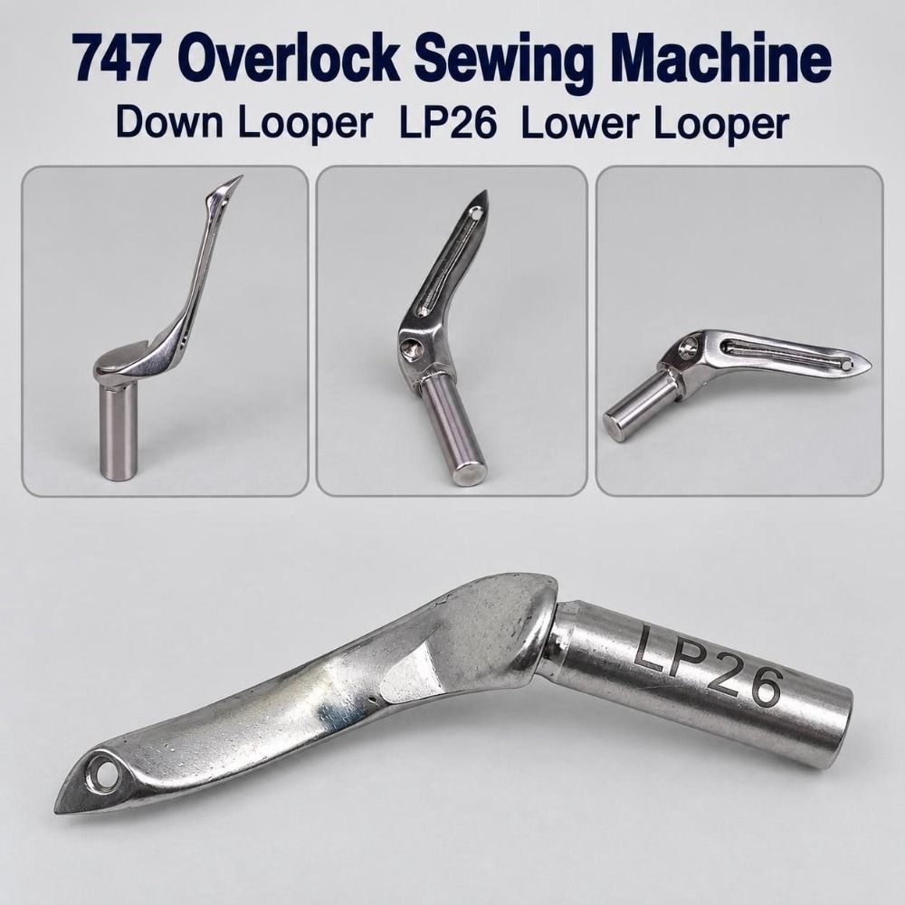 Steel Overlock Machine Looper Silver Upper Lower Looper New Sewing Machine Looper Household Sewing