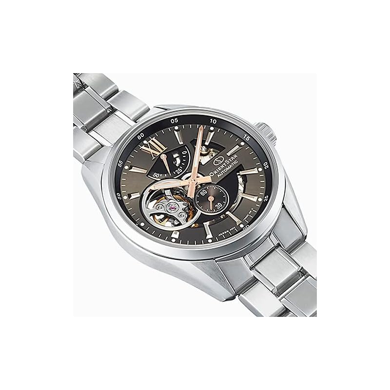 Orient Star RK-AV0005N Men's Automatic Watch, Modern Skeleton Design, Mechanical Movement, Made In Japan, with 2-Year Manufacturer's Warranty, Open