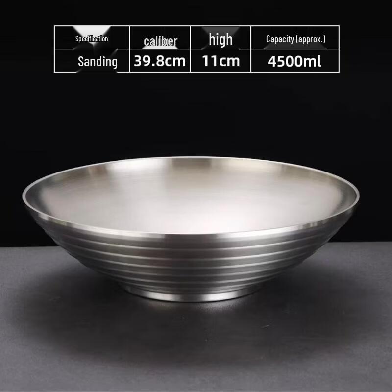JingJingRS 304 Stainless Steel Multi-Purpose Noodle Bowl