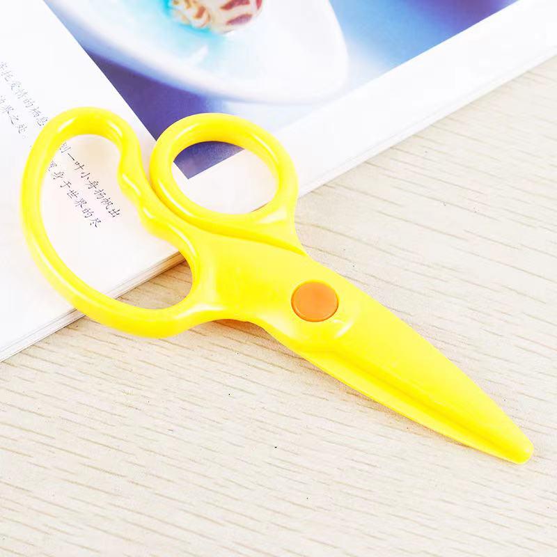 Children's Safe Craft Scissors - Small, Portable, Round-Headed for Kindergarten Art