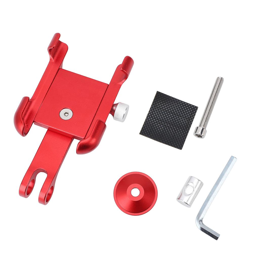 Bike Phone Headset Mount Shockproof 270 Degree Adjustable Rotatable Aluminum Alloy Bike Phone Holder for Taking