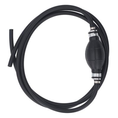 Manual Fuel Transfer Pump NBR Rubber Hose Oil Resistant Flexible Hand Siphon Pump for Automotive Boat Motorcycle 6mm