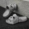 Halloween Personalized Skull Home Slippers Men Women Indoor Fun Slides Thick Bottom of Beach Non-slip Leisure Women Sandals