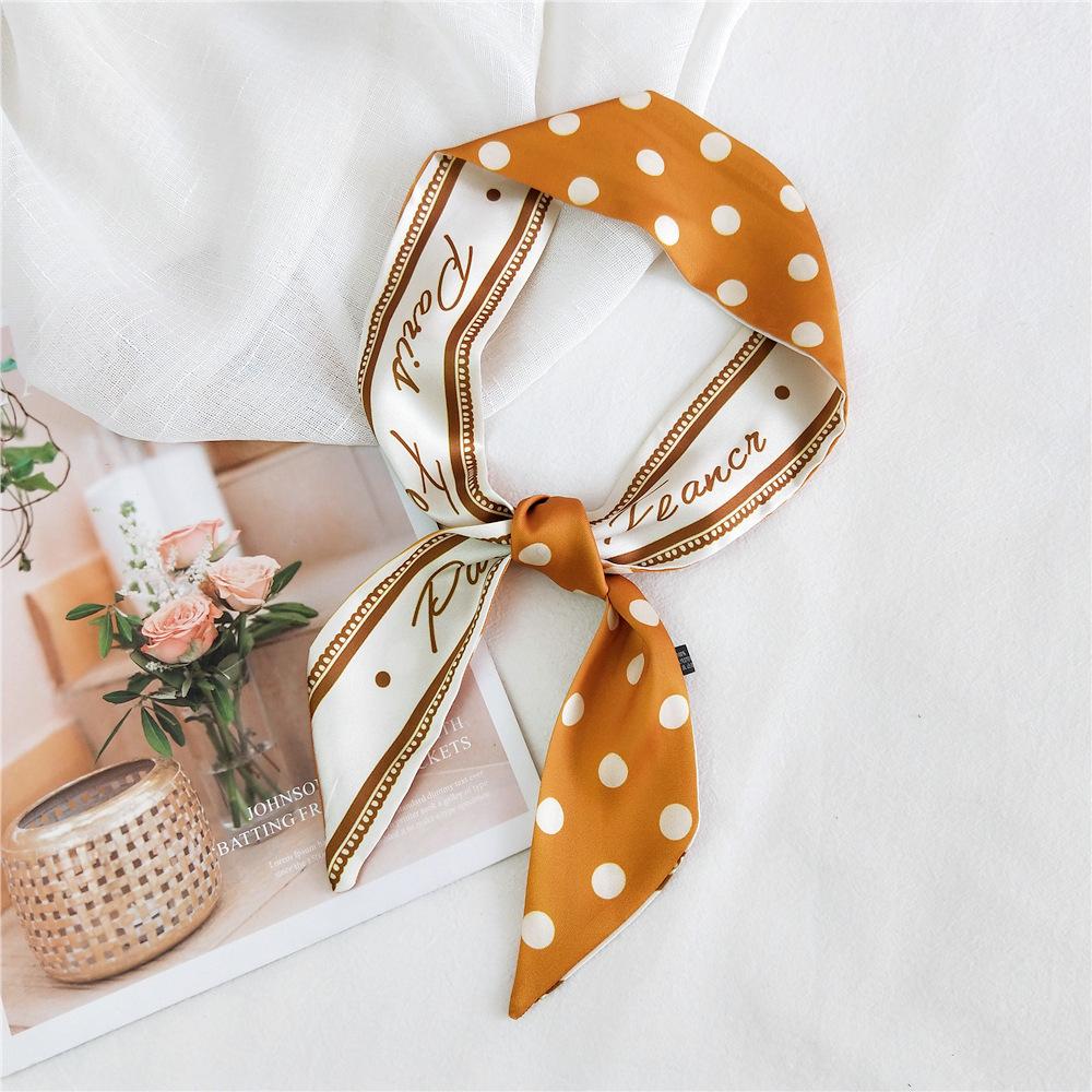 New Scarves Silk Scarves Women'S Spring And Autumn Season Long Decorative Professional Scarves Summer Thin Styles Paired With Shirts Stylish
