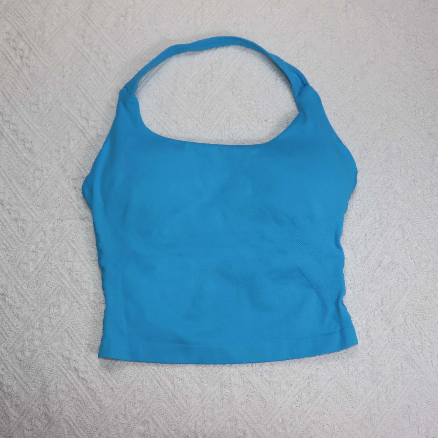 Seamless Women s Sports Halter Top - Beautiful Back Running Vest Extra Small