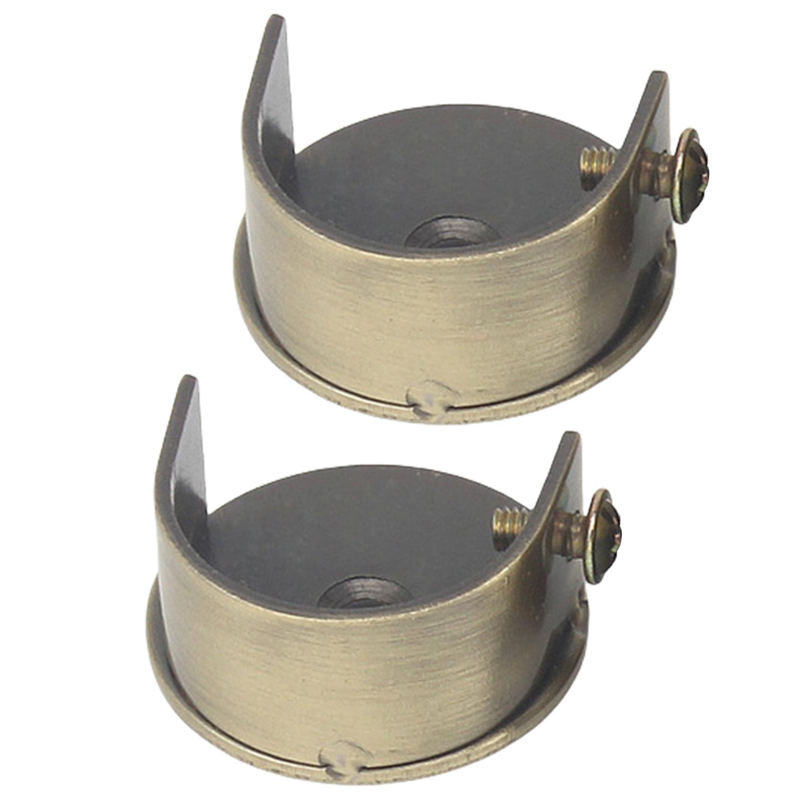 

Набір кронштейнів для карнизів Настінне кріплення Кронштейни для тримачів штор для штанг 28 мм Сучасний дизайн Легке встановлення C