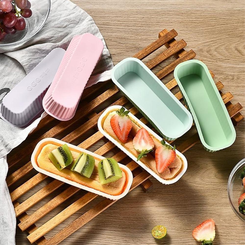 Mini Household Rectangular Silicone Cake Mold Toast Bread DIY Mold Kitchen Supplies Cake Bakeware Baking Tray Accessories Tools