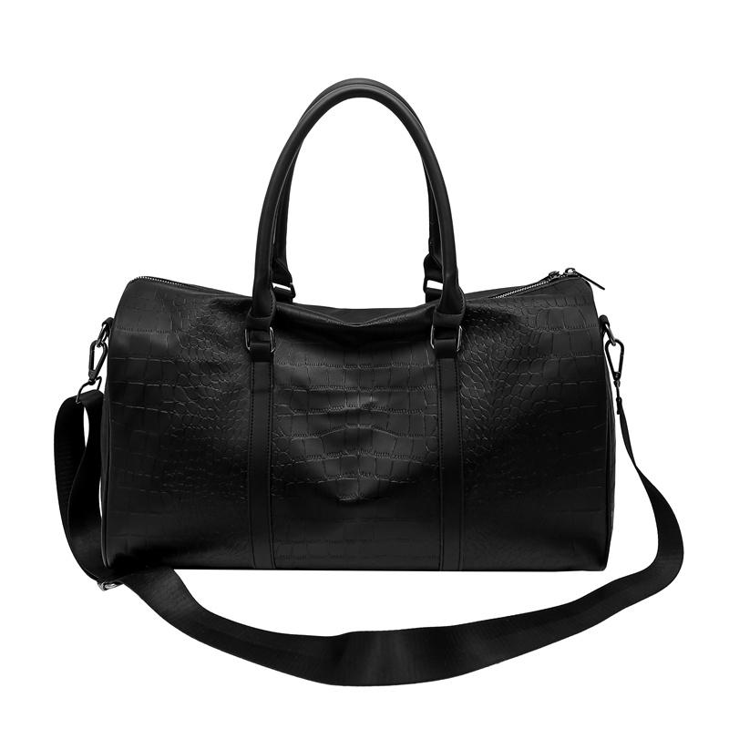 

Большая вместимость мужская дорожная сумка деловая ПУ сумка для хранения спортивная сумка на короткие расстояния