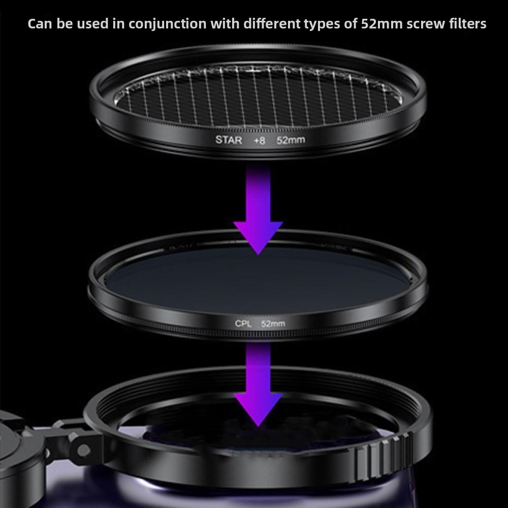 52mm Mobile Phone Polarizing Filter Magnetic Phone Filter Lens CPL Phone Filter Water Surfaces