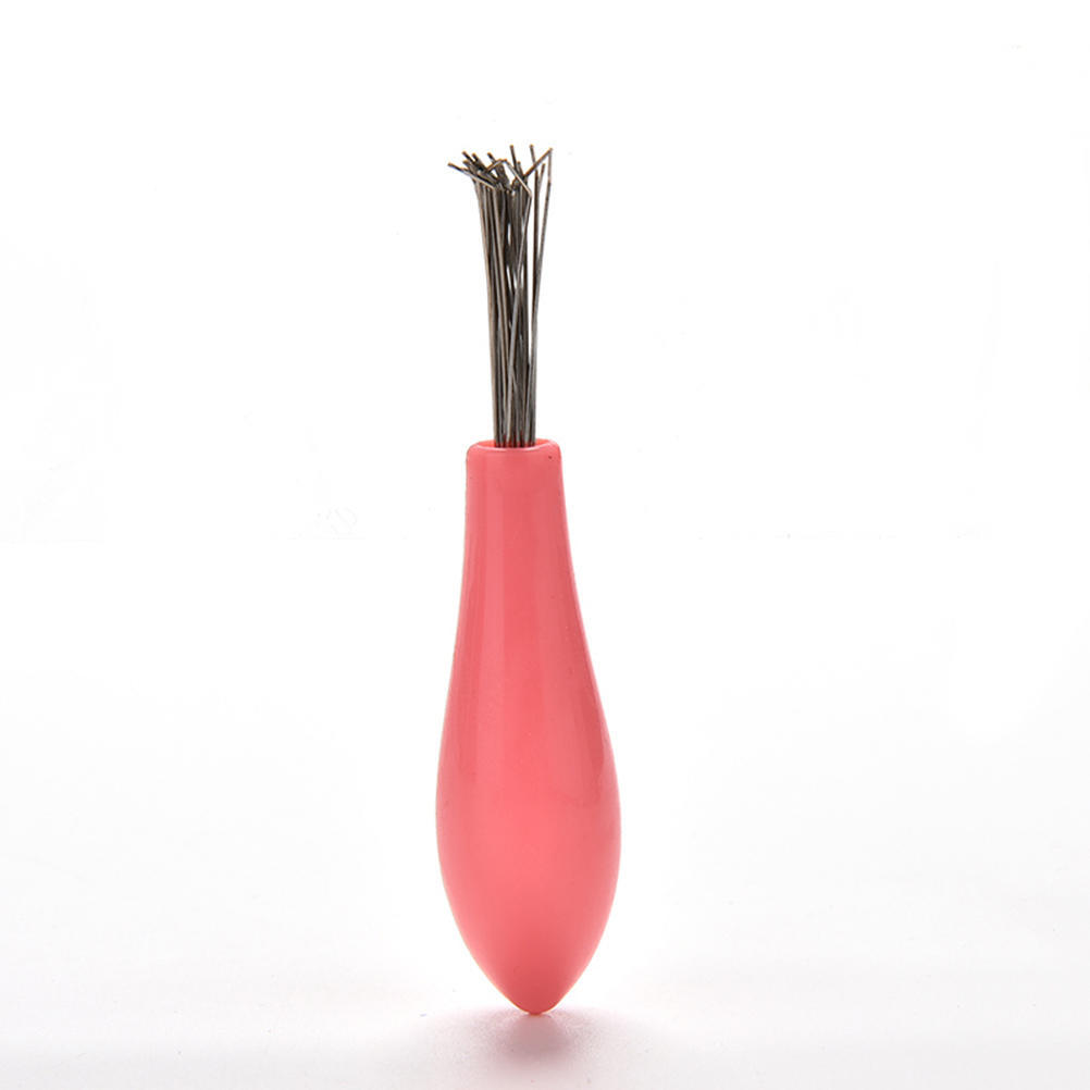 Details About  Pink Comb Hair Brush Cleaner Cleaning Remover Embedded Tool Plastic Handle