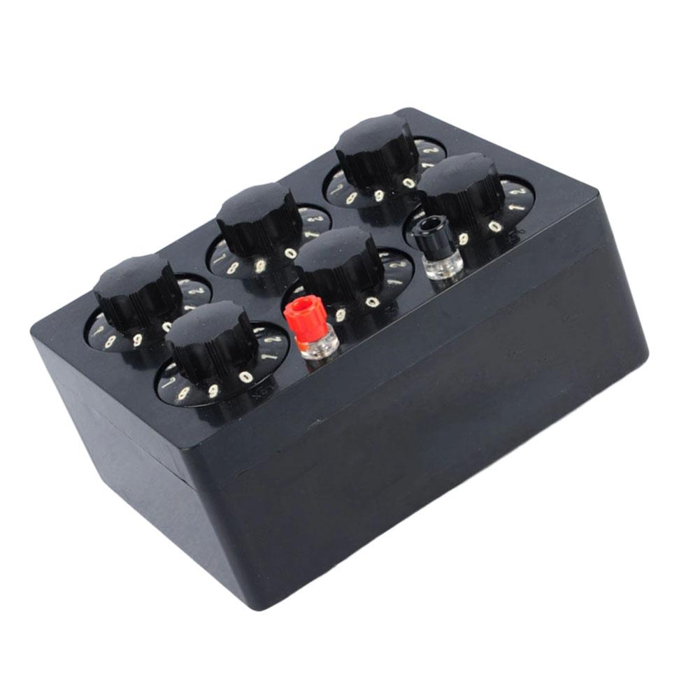 

Physics Teaching Equipment J23022 Adjustable Resistor Box 0 to 99999.9 Ohm for Circuit Analysis and Resistance Calibration China Mainland