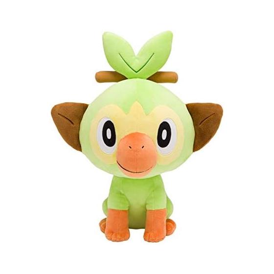 Pokemon Center Original Plush Doll, Life-Sized Grookey, 39x31x35 (HxWxD:cm), Pokemon from the Galar Region