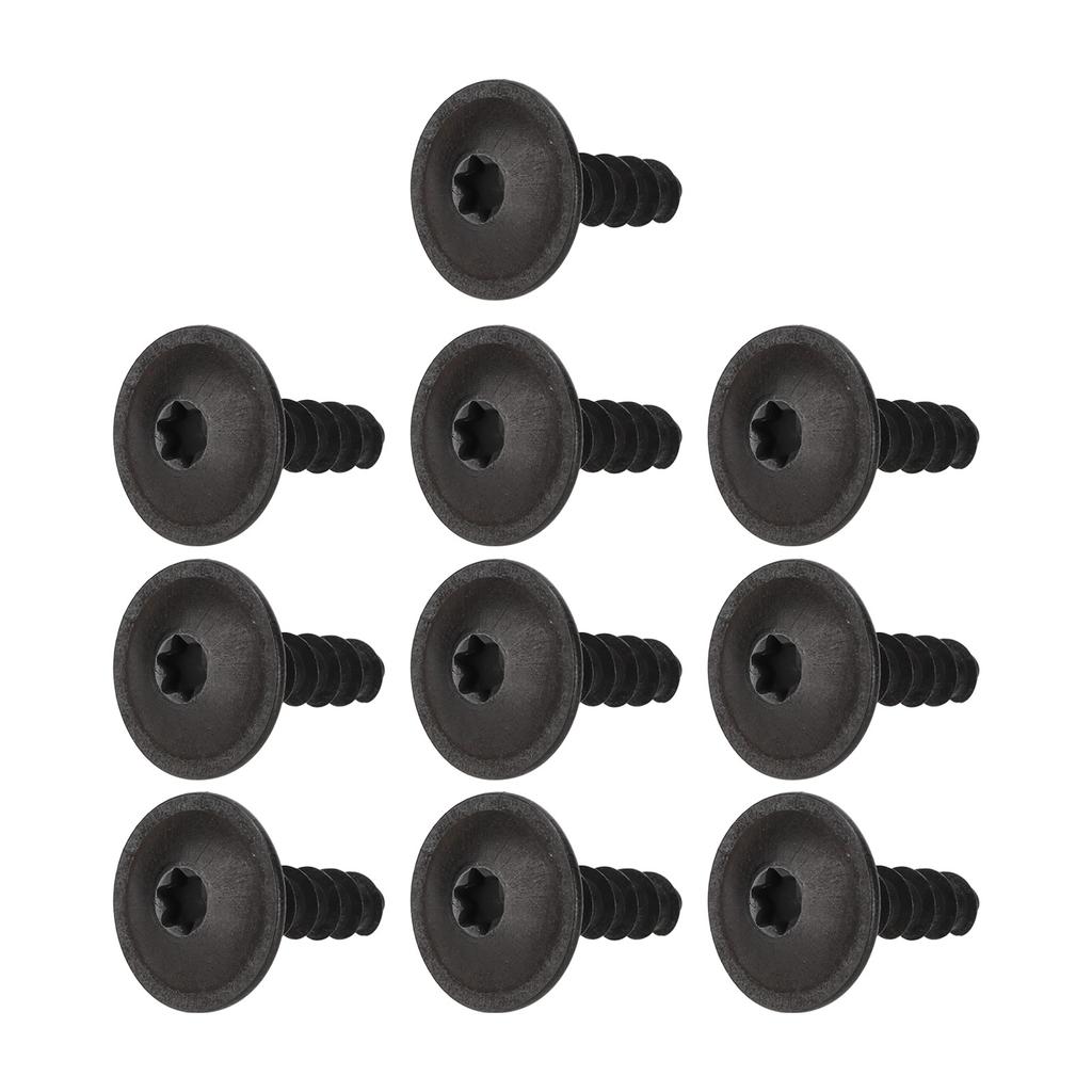 10pcs Wheel Arch Liner Screws Metal Rivets Clips N90775001 Accessory Replacement for Seat