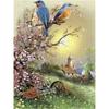 5D Diamond Painting Birds Kit DIY Full Drill Round Diamond Embroidery Animal Mosaic Picture of Rhinestones Home Decoration