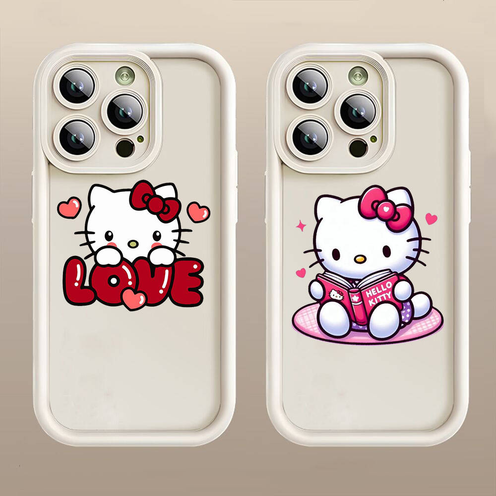 Чехол D-9 Hello Kitty для iPhone 15 14 13 12 8 Plus Samsung S24 S23 Ultra A04S A05S Huawei P40 P50 P60 Nova 11 Pro Max OPPO A17K Reno 10