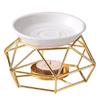 Gold Candle Essential Oil Burner Romantic Incense Burner Tealight Holder  Yoga Studio