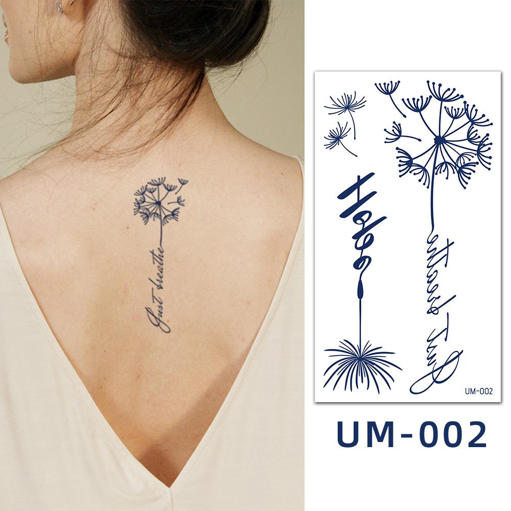 Sexy Women Temporary Tatoo Designs Waterproof Temporary Long Lasting 2 Weeks Tattoos Semi Permanent Effect