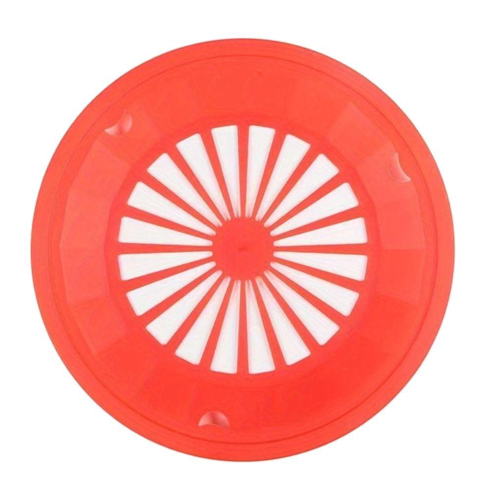 

10 Pcs Hollow Food Trays Plastic Disposable Plates Portable Plate Paper Holder Fruit Bowl