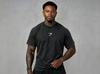 Gymshark Men's T-Shirt Cotton Gym Workout Short Sleeve Graphic Print Casual Tee