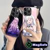 ReZero Emilia Waifu Mobile Phone Case for iPhone 17 16 15 14 13 12 11 Air Pro Max Plus Mini MagSafe Glass Colorful Cover Luxury