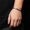 Rectangle Shape Amethysts Bracelet Natural Stone Indian Agates Lapis Lazuli Adjustable Braided Bracelets For Women Men Jewelry