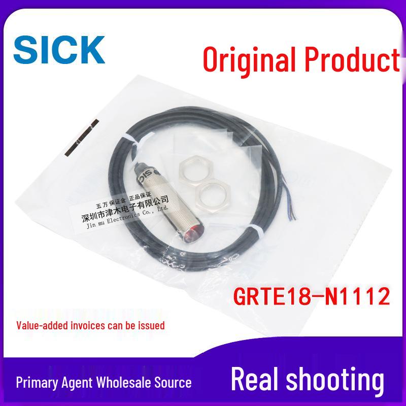 Genuine Photoelectric Sensor, Diffuse Reflective, NPN Output GRTE18-N1112 1066541 GRTE18-N1112